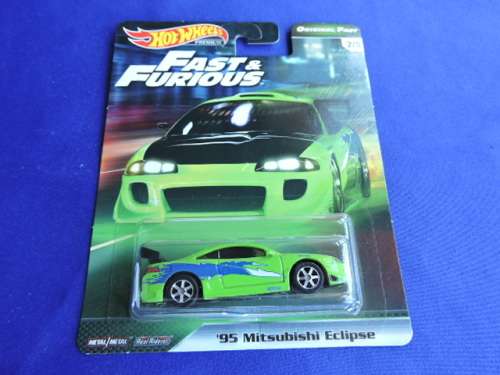 Hot Wheels Fast & Furious MITSUBISHI ECLIPSE full metal REAL RIDERS like Matchbox...